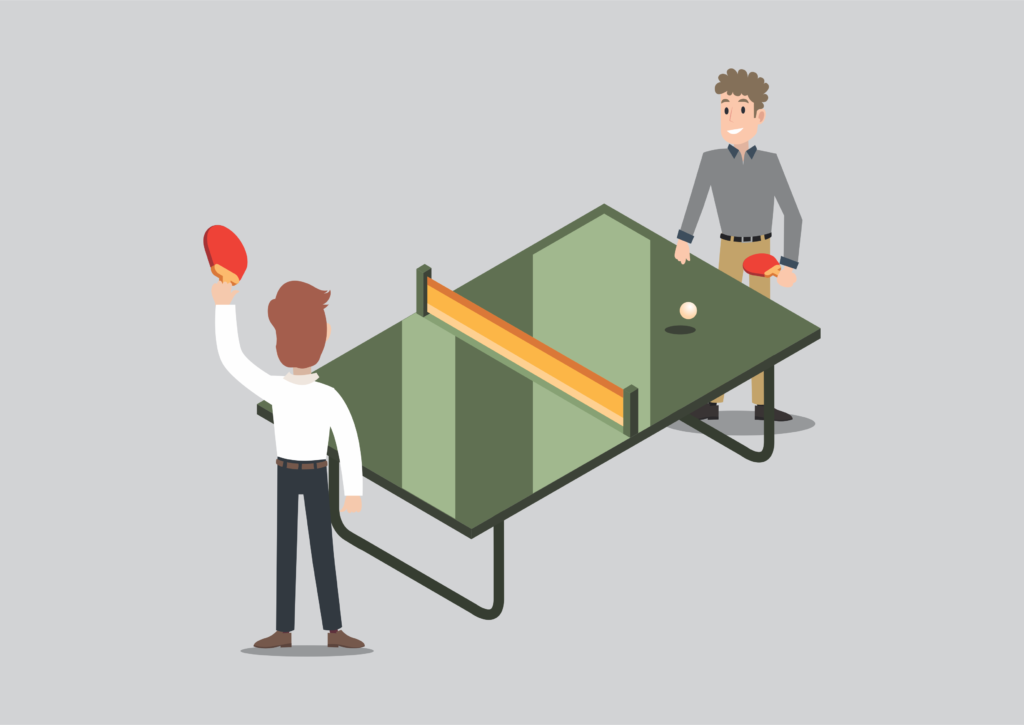 Creativity and team building. Ping-Pong, yes or no?